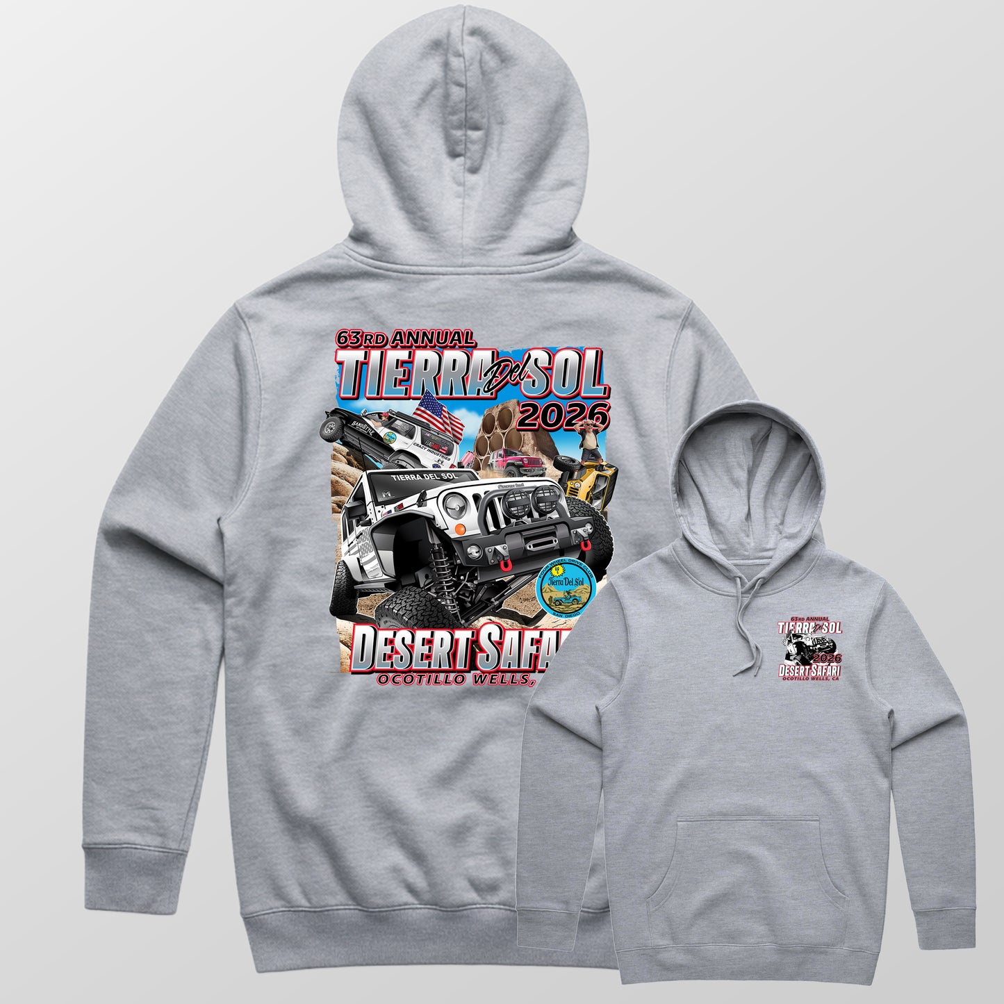 Full Color 2026 Event  Hooded Pullover Sweatshirt