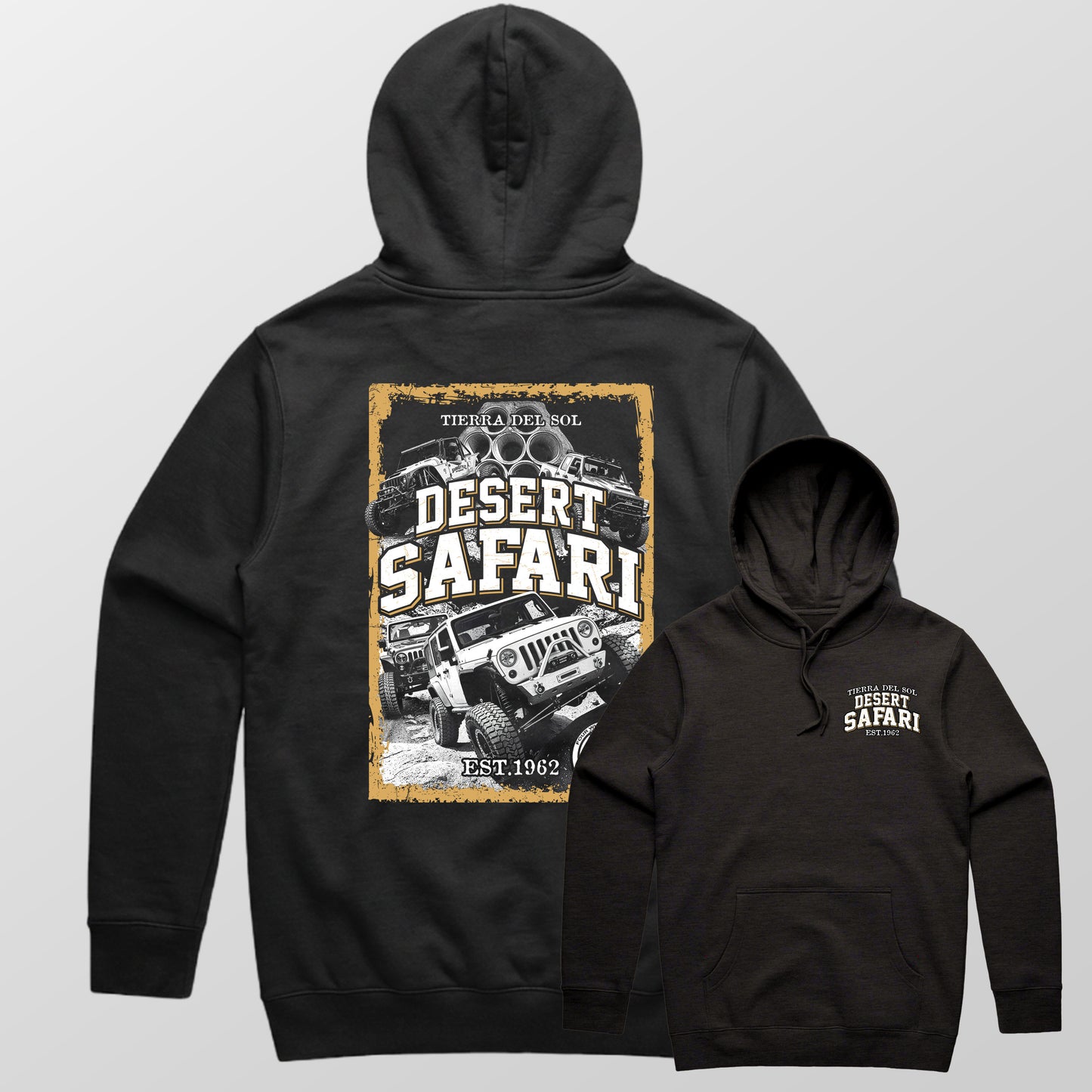 TDS Grunge Map Pullover Sweatshirt